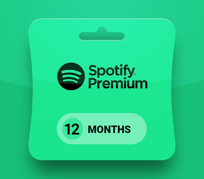 Spotify 12-month Premium Gift Card US
