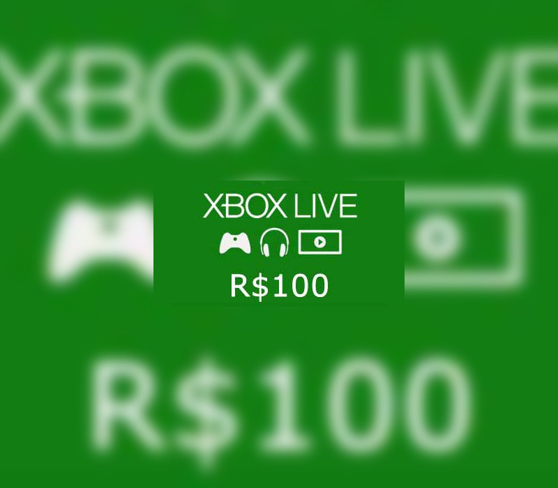 XBOX Live 100 BRL Prepaid Card BR