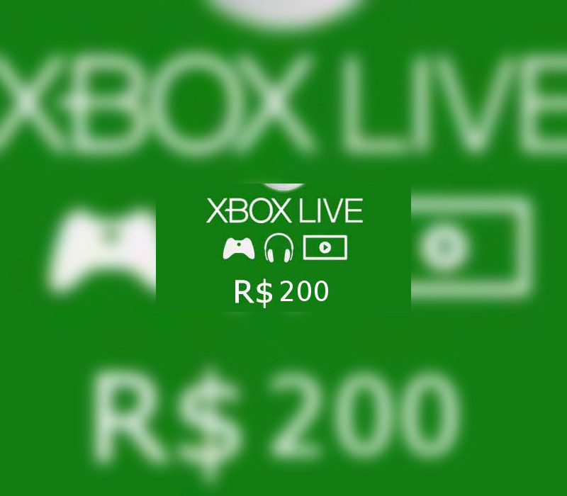 XBOX Live 200 BRL Tarjeta de prepago BR