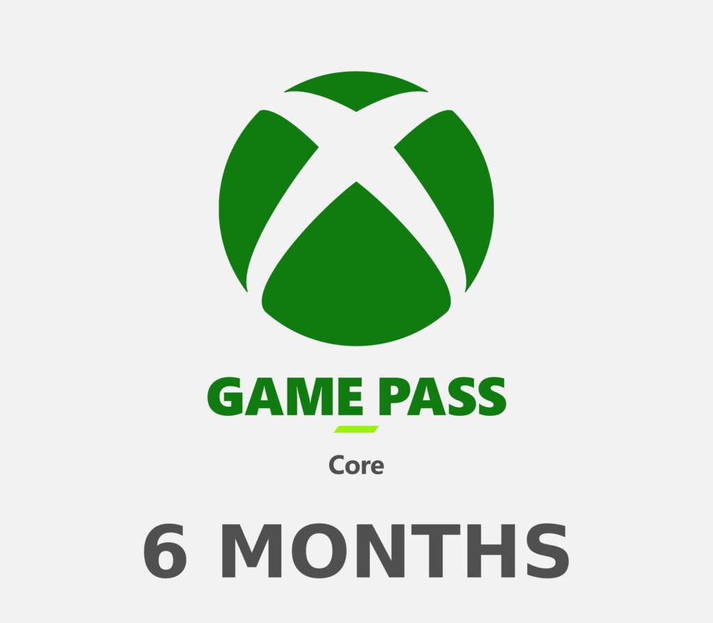 XBOX Game Pass Core 6 Months Subscription Card UK